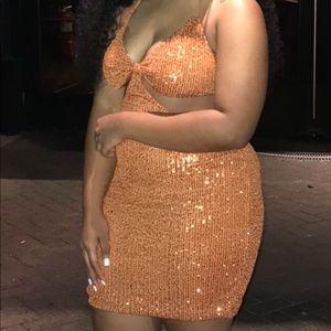 Sparkle Cutout Dress